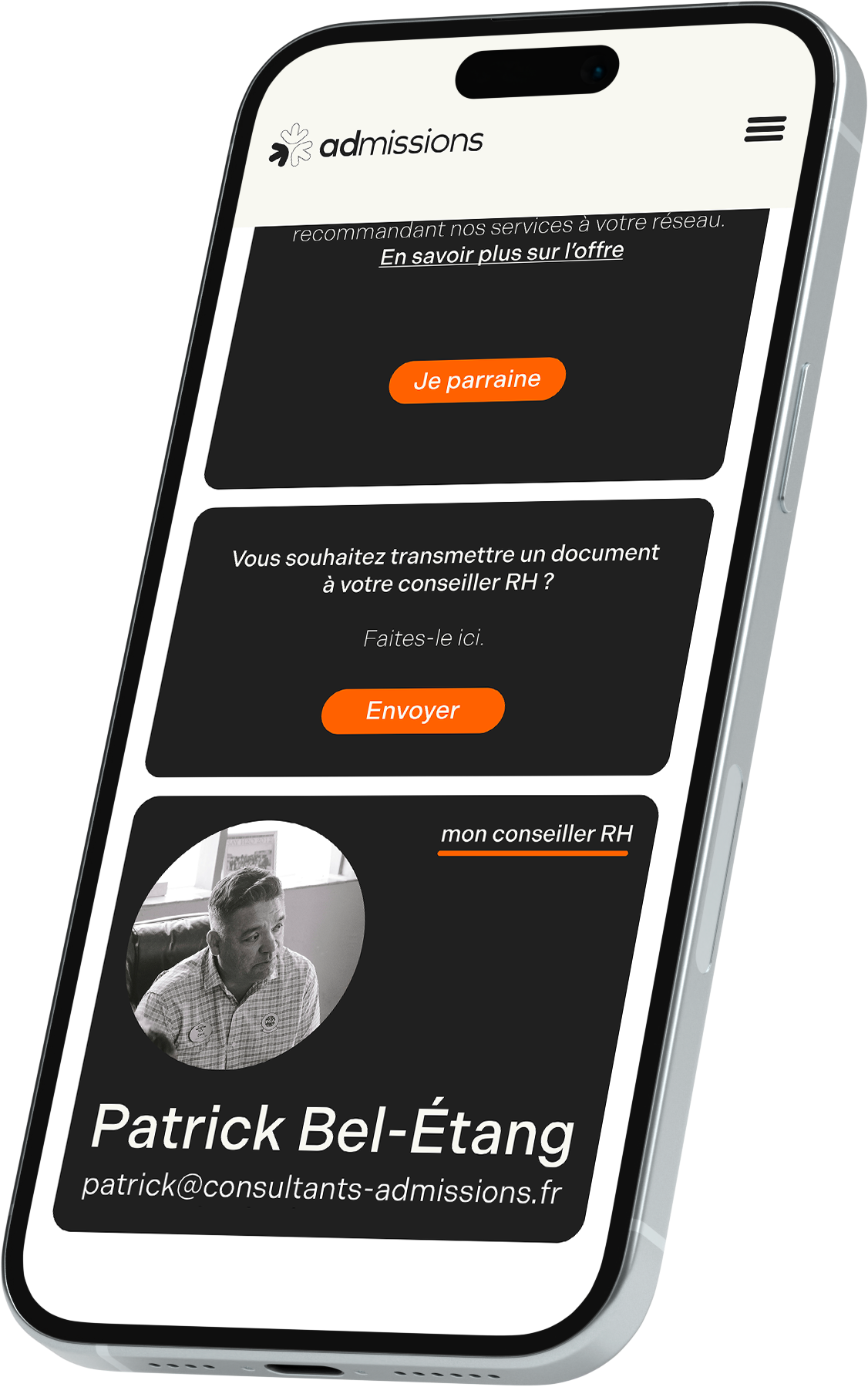 espace consultant admissions