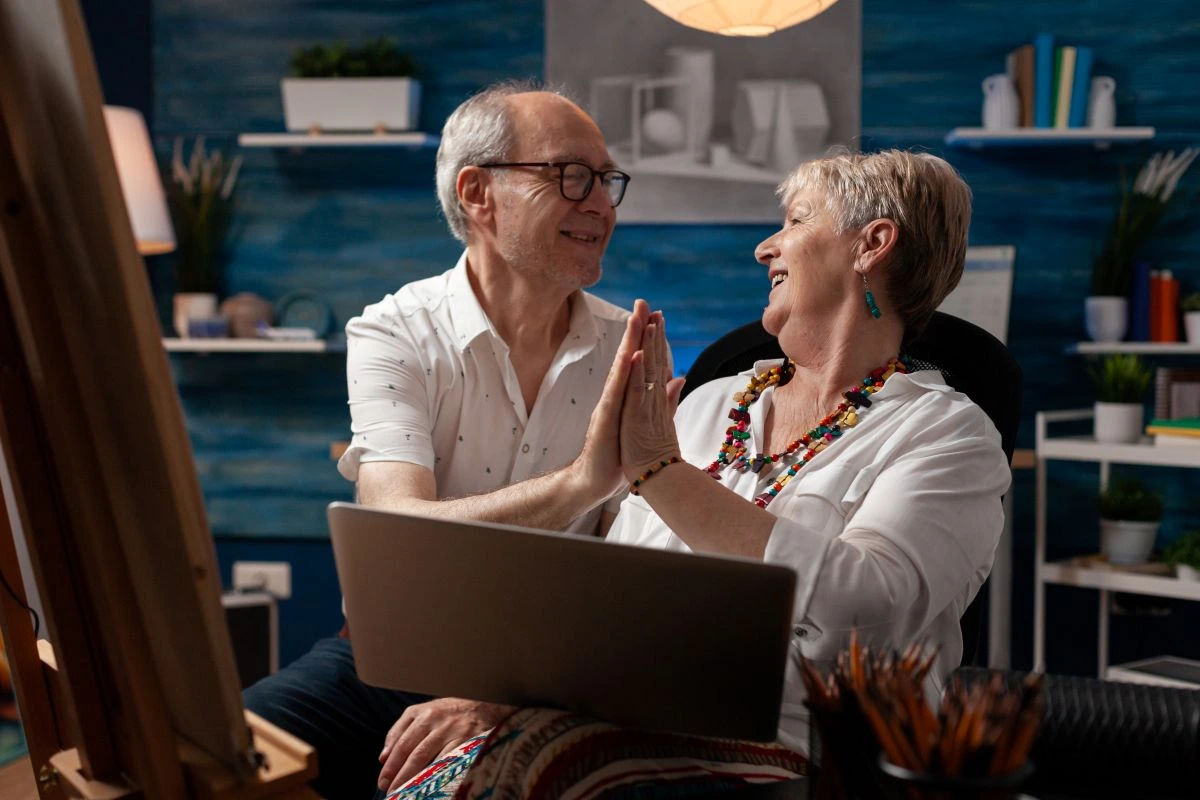 Un couple de retraité